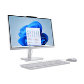Lenovo A100 - 23.8" FHD IPS Anti-glare- Intel N100 - 16GB RAM - 512GB SSD - Windows 11 Home - Cloud Grey - USB Calliope Keyboard Mouse Included (F0JN0004US)