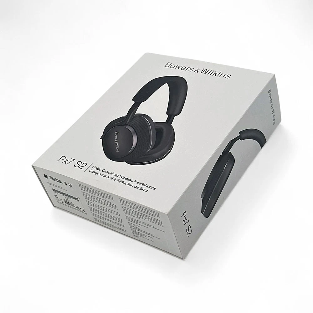 Bowers & Wilkins Px7 S2 - Over-Ear Wireless Headphones - Adaptive Noise Cancellation - Black Open Box