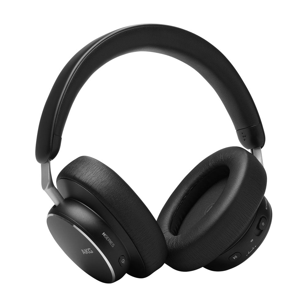 AKG N9 Hybrid - Wireless Over-Ear Headphones - Adaptive Noise Cancelling - Black Open Box