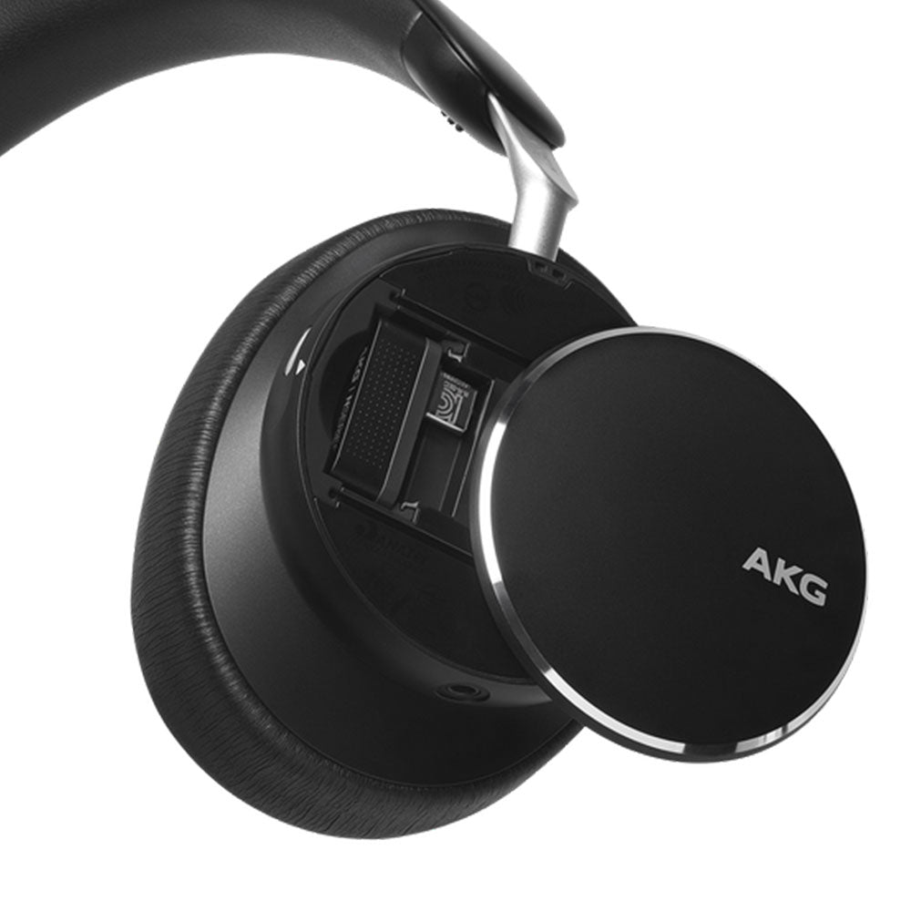 AKG N9 Hybrid - Wireless Over-Ear Headphones - Adaptive Noise Cancelling - Black Open Box