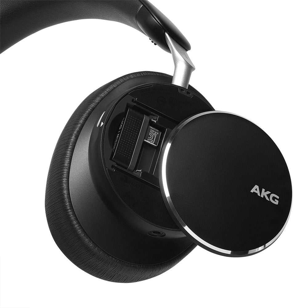 AKG N9 Hybrid - Wireless Over-Ear Headphones - Adaptive Noise Cancelling - Black Open Box