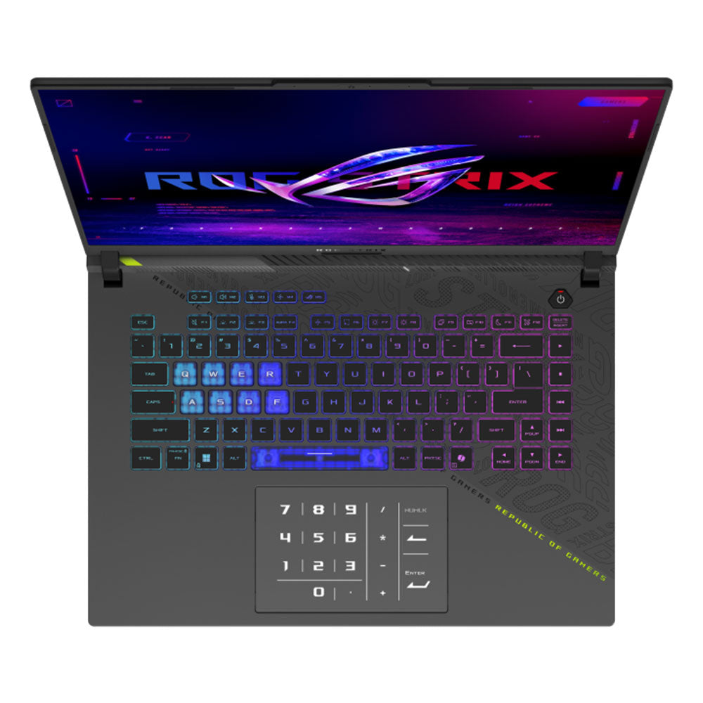 ASUS ROG Strix G16 Gaming Laptop - 16" WUXGA 165Hz - AMD Ryzen 9 8940HX - 16GB RAM - 12GB NVIDIA GeForce RTX 5070 Ti - 1TB SSD - Windows 11 - Eclipse Gray (G614PR-G16.R95070TI)