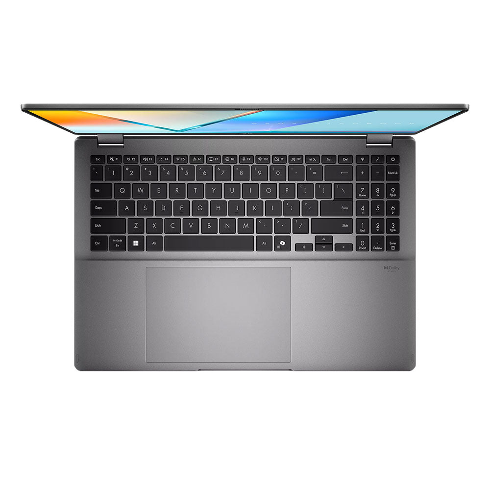 ASUS Vivobook 16 Flip Copilot+ PC - 16" 3K OLED Touch - Intel Core Ultra 7 258V - 32GB RAM - 1TB Storage Windows 11 Matte Gray (TP3607SA-PS77T)