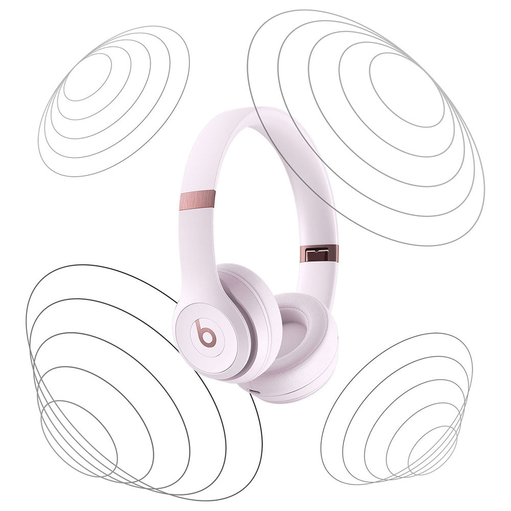 Beats Solo 4 Wireless On-Ear Headphones - Bluetooth Headset - Spatial Audio - Cloud Pink Open Box