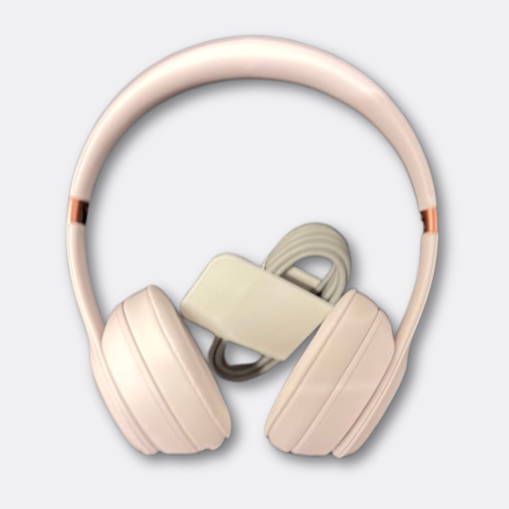 Beats Solo 4 Wireless On-Ear Headphones - Bluetooth Headset - Spatial Audio - Cloud Pink Open Box