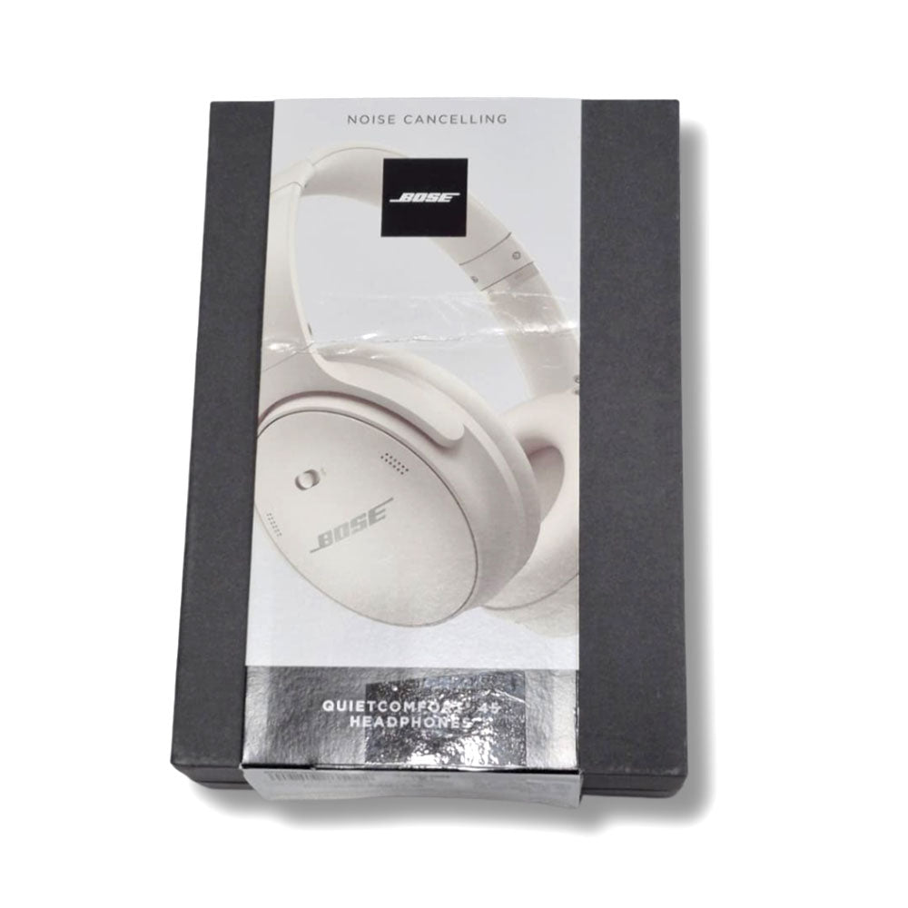 Bose QuietComfort 45 - Wireless Noise Cancelling Headphones - White Open Box