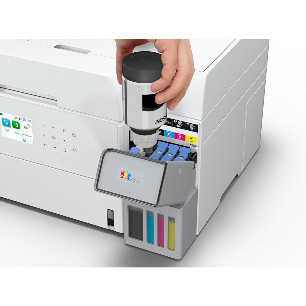 Epson EcoTank ET-3958 Wireless Color All-in-One Supertank Printer - Cartridge-Free Ink System - White Open Box