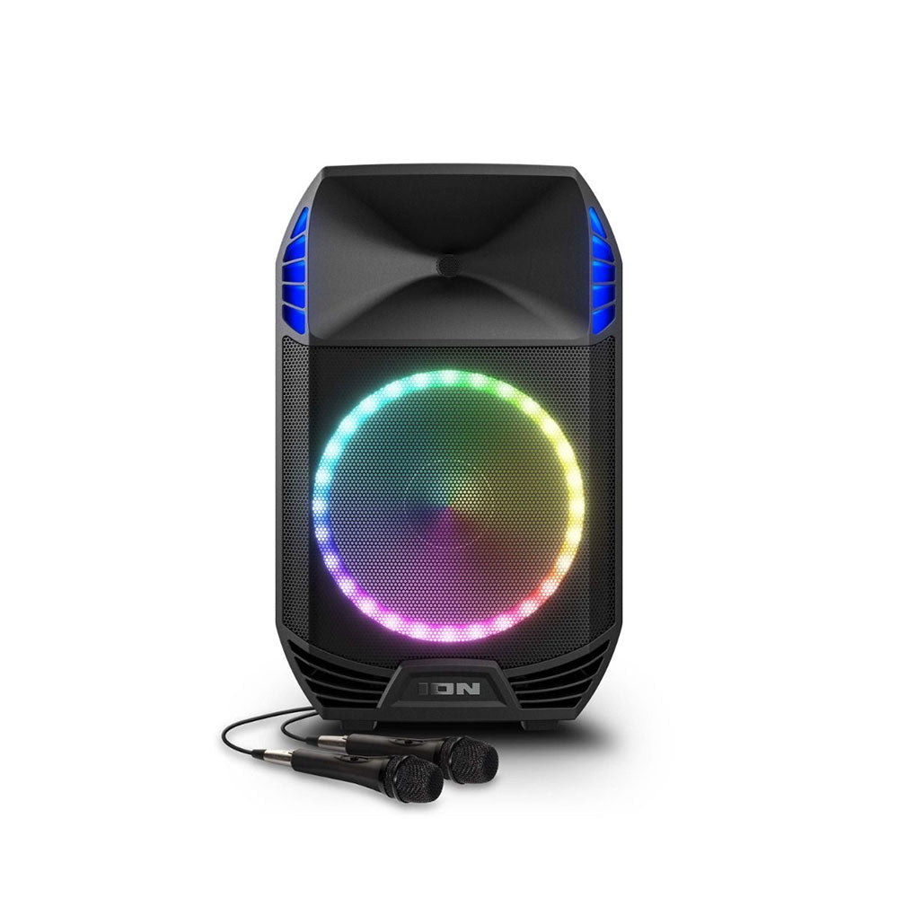ION Total PA Extreme All-in-One - Bluetooth Speaker System - Multi-Color RGB Party Lights - Black Open Box