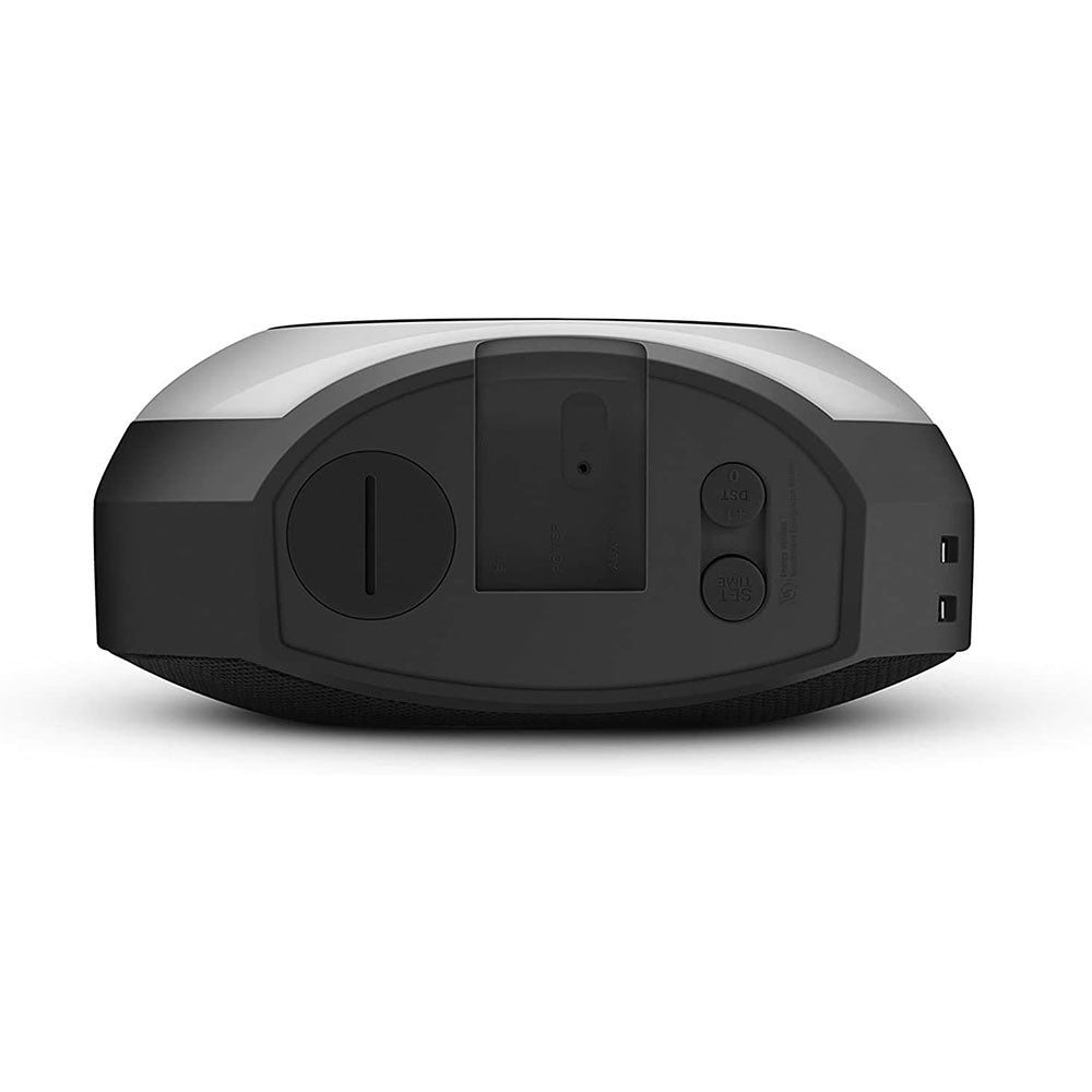 JBL Horizon Bluetooth Alarm Clock - FM Radio Speaker - Stereo Sound Ambient LED Light - Dual USB Charging Ports Used