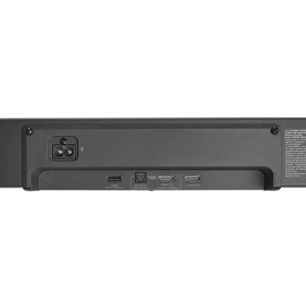 JBL SB595 Soundbar - Wireless Subwoofer - True Dolby Atmos - Bluetooth - Black Open Box