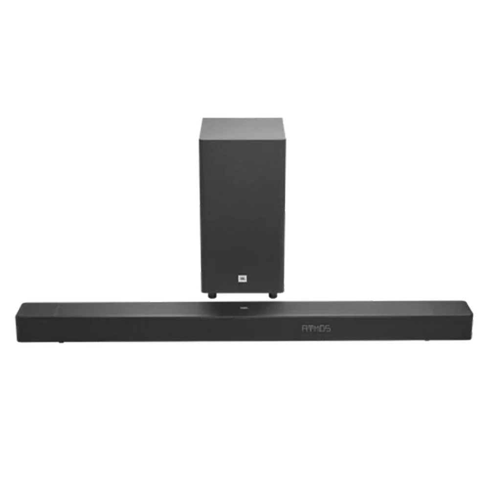 JBL SB595 Soundbar - Wireless Subwoofer - True Dolby Atmos - Bluetooth - Black Open Box