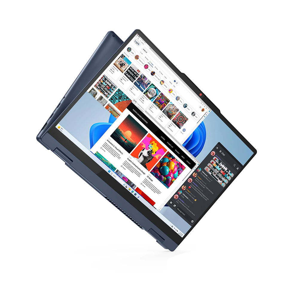 Lenovo IdeaPad 5 2-in-1 14AHP9 14" WUXGA Touchscreen PC - AMD Ryzen 7 8845HS - 16GB RAM - 1TB Storage - Windows 11 - Cosmic Blue (83DR000GUS)