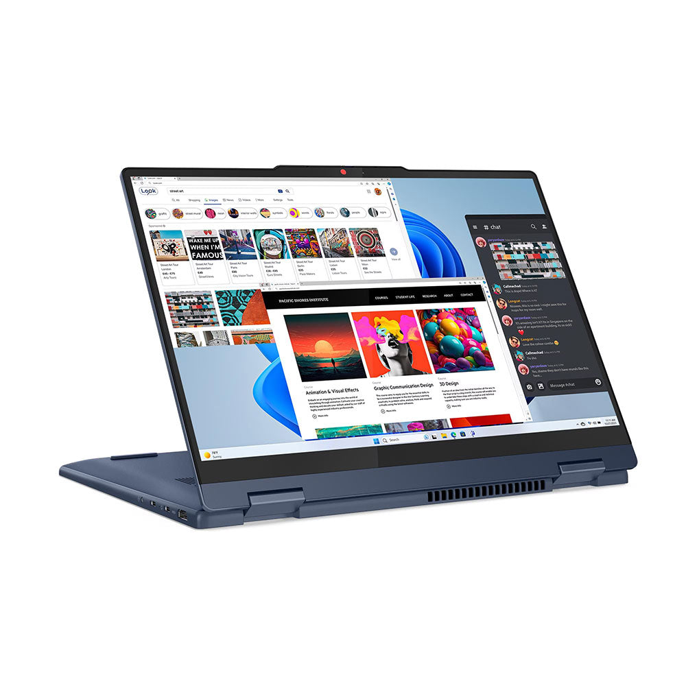 Lenovo IdeaPad 5 2-in-1 14AHP9 14" WUXGA Touchscreen PC - AMD Ryzen 7 8845HS - 16GB RAM - 1TB Storage - Windows 11 - Cosmic Blue (83DR000GUS)