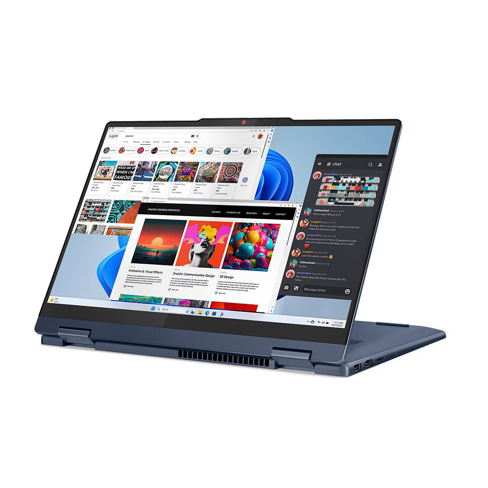 Lenovo IdeaPad 5 2-in-1 14AHP9 14" WUXGA Touchscreen PC - AMD Ryzen 7 8845HS - 16GB RAM - 1TB Storage - Windows 11 - Cosmic Blue (83DR000GUS)