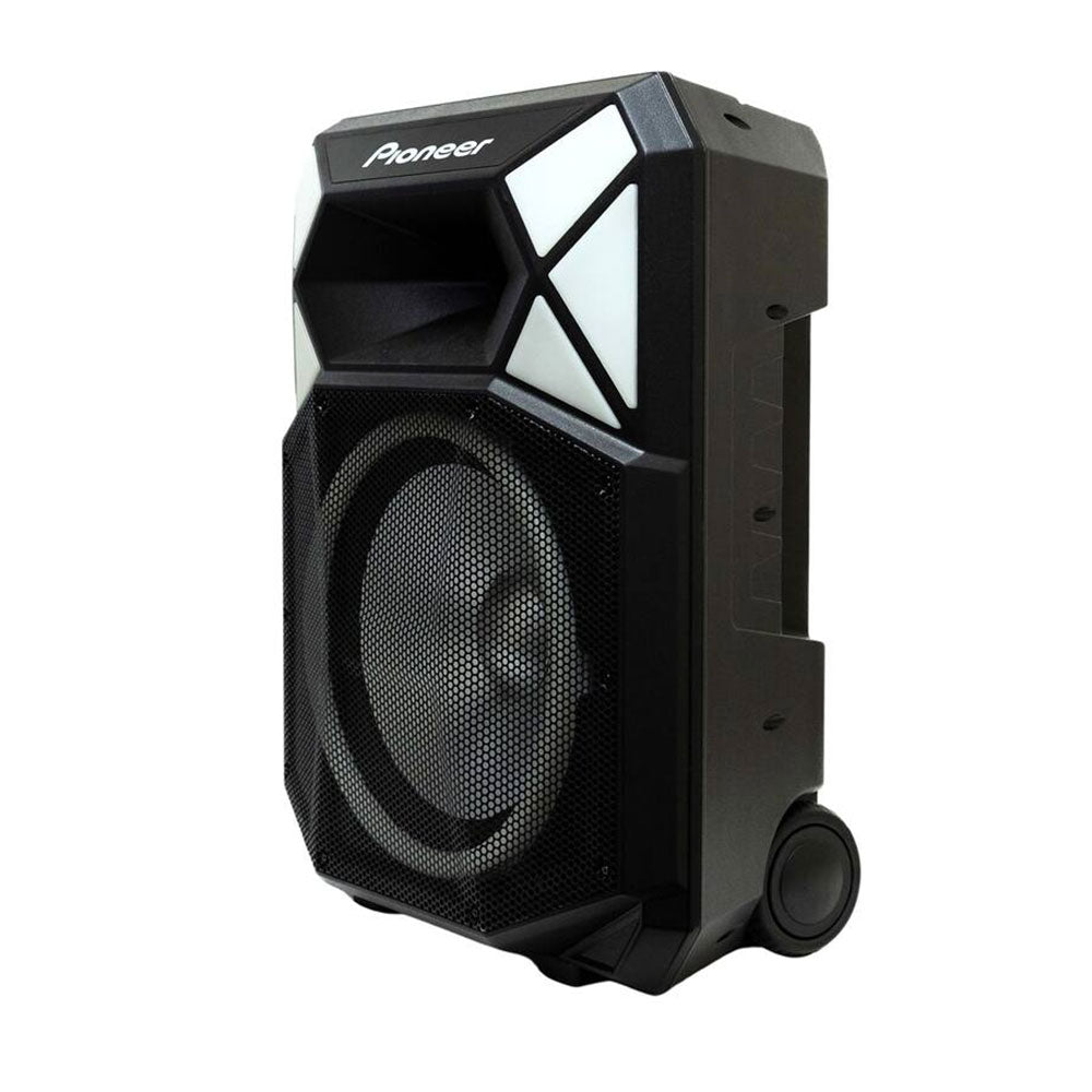 Pioneer PSX-615 Party Speaker - 700W - 15 Inch Woofer - Bluetooth - Auracast - RGB Party Lights - Includes Wireless Mic and Heavy-Duty Speaker Stand - Black Open Box