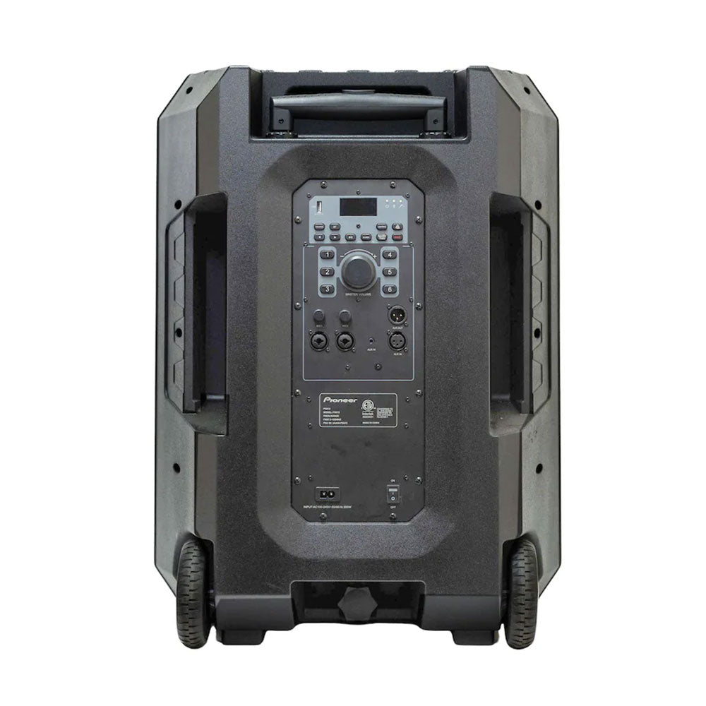 Pioneer PSX-615 Party Speaker - 700W - 15 Inch Woofer - Bluetooth - Auracast - RGB Party Lights - Includes Wireless Mic and Heavy-Duty Speaker Stand - Black Open Box