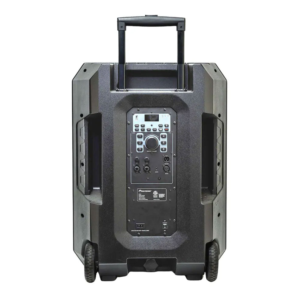 Pioneer PSX-615 Party Speaker - 700W - 15 Inch Woofer - Bluetooth - Auracast - RGB Party Lights - Includes Wireless Mic and Heavy-Duty Speaker Stand - Black Open Box