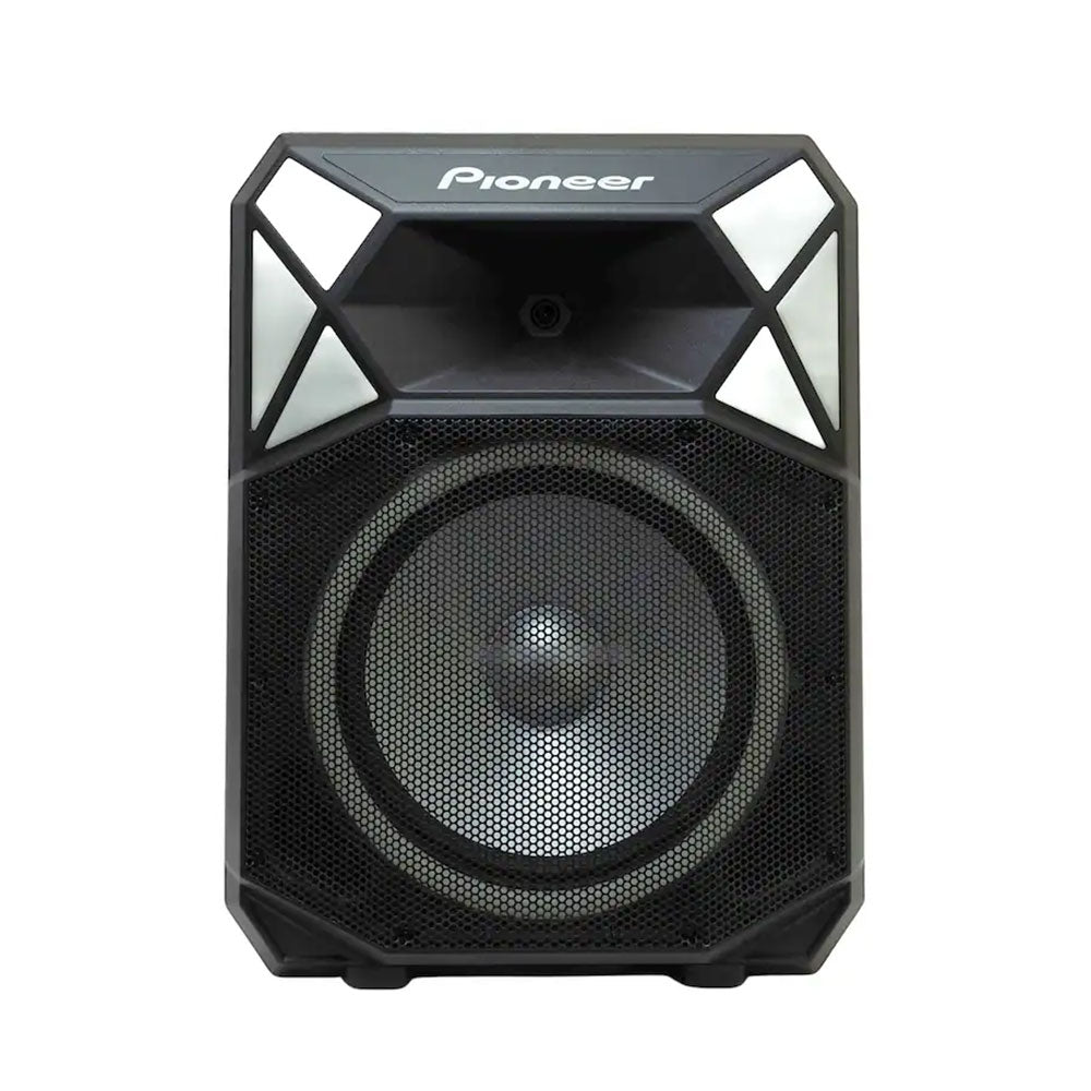 Pioneer PSX-615 Party Speaker - 700W - 15 Inch Woofer - Bluetooth - Auracast - RGB Party Lights - Includes Wireless Mic and Heavy-Duty Speaker Stand - Black Open Box
