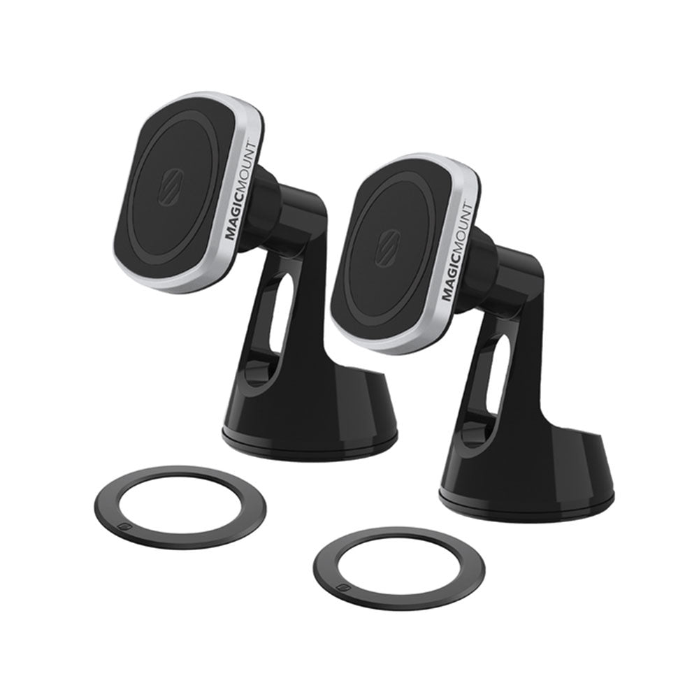 Scosche MagicMount Pro 2 Window - Dash Magnetic Phone Mount 2-Pack - Universal Car Mount Holder NEW