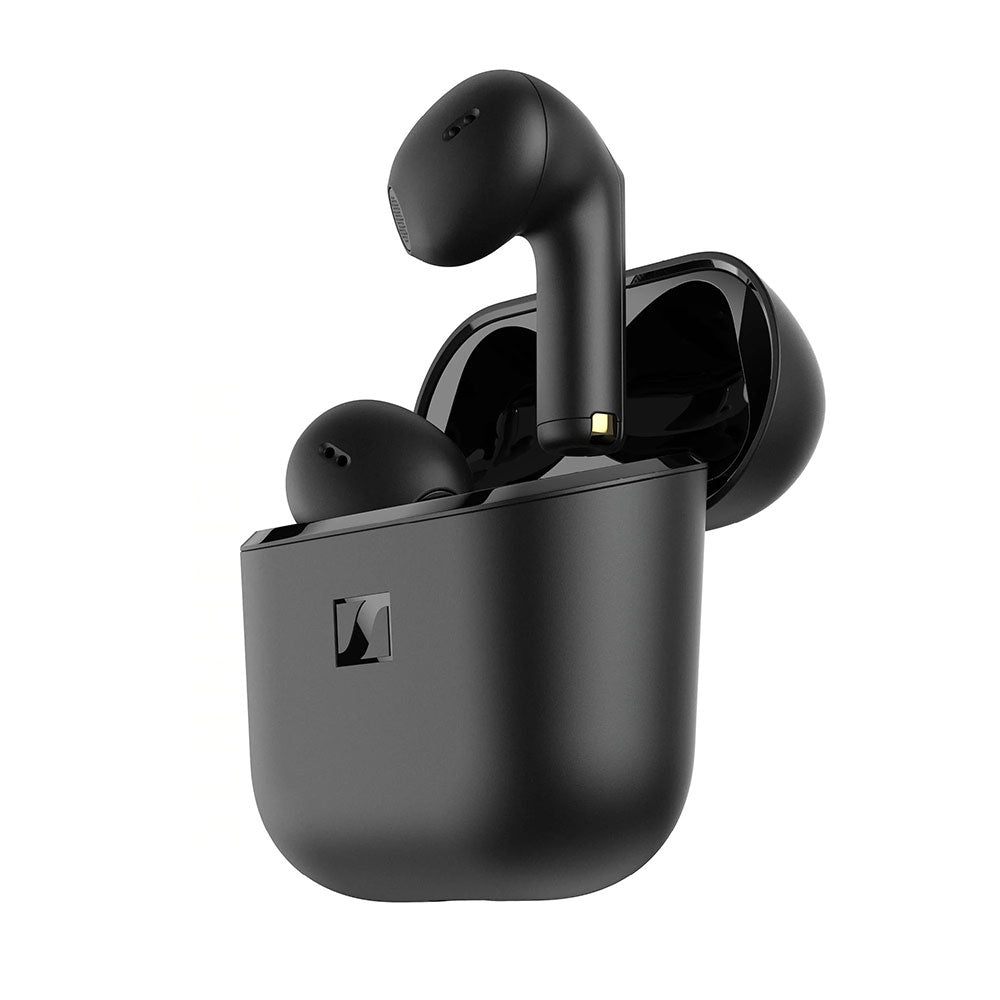 Sennheiser ACCENTUM Open True Wireless Earbuds - Lightweight Open-Ear Design - Black Open Box